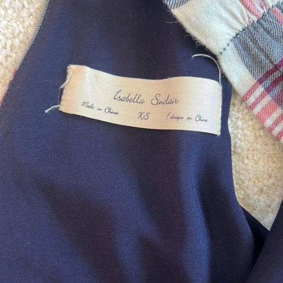 Anthropologie Isabella Sinclair Dickens Plaid Dress - Picture 6 of 10